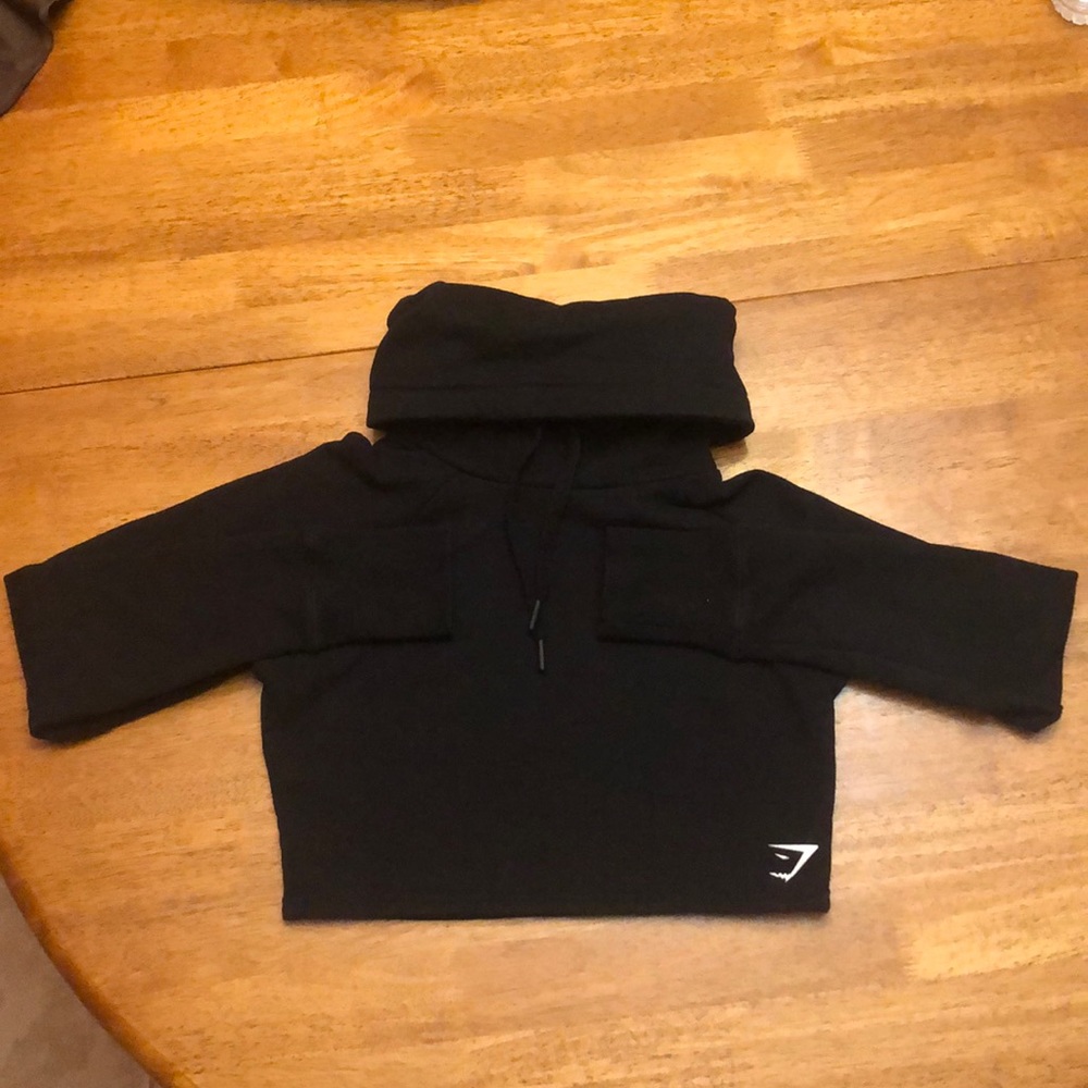 Gymshark Women’s Cowl Neck Cropped Hoodie. XSMALL.